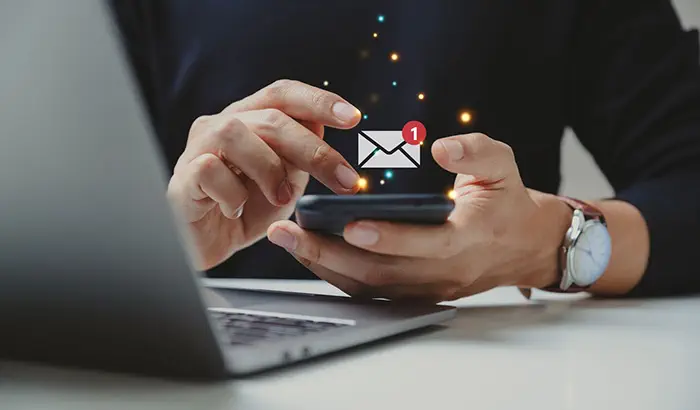 Image showcasing email marketing services for small businesses by an email marketing agency.