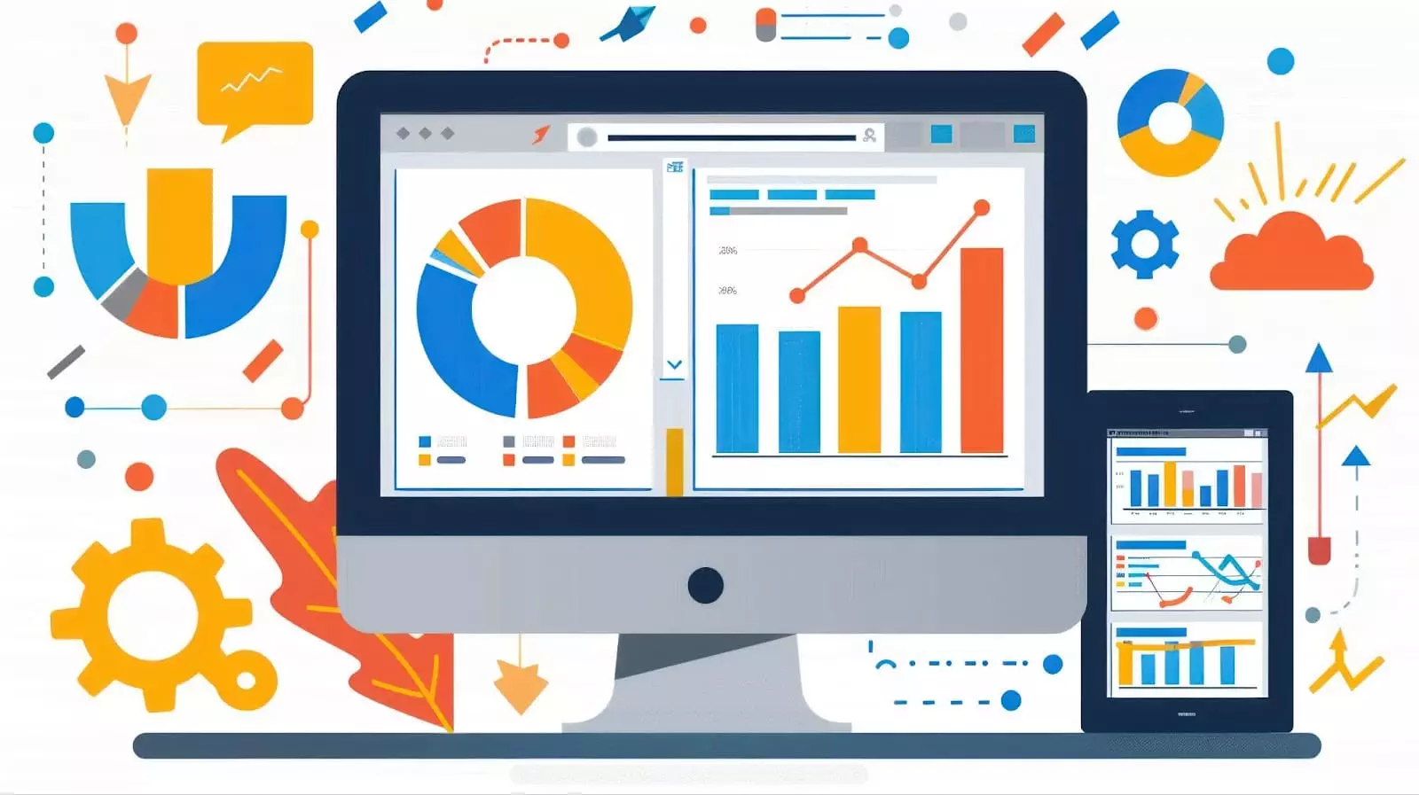 A guide on selecting a web development company, emphasizing the importance of analyzing website traffic using Google Analytics.