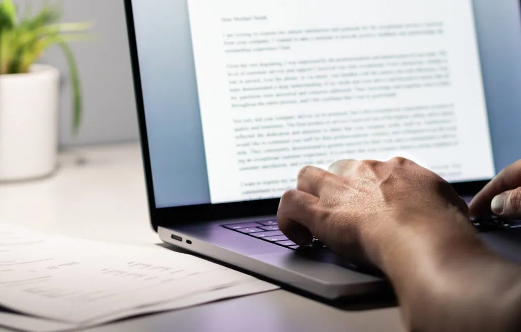 Image illustrating tips for writing an effective job cover letter, featuring Revity Marketing Agency branding.